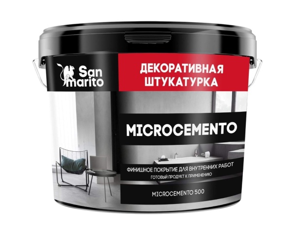 Микроцемент San Marito Microcemento 500 Z230NK05 декоративная (5 кг), шт